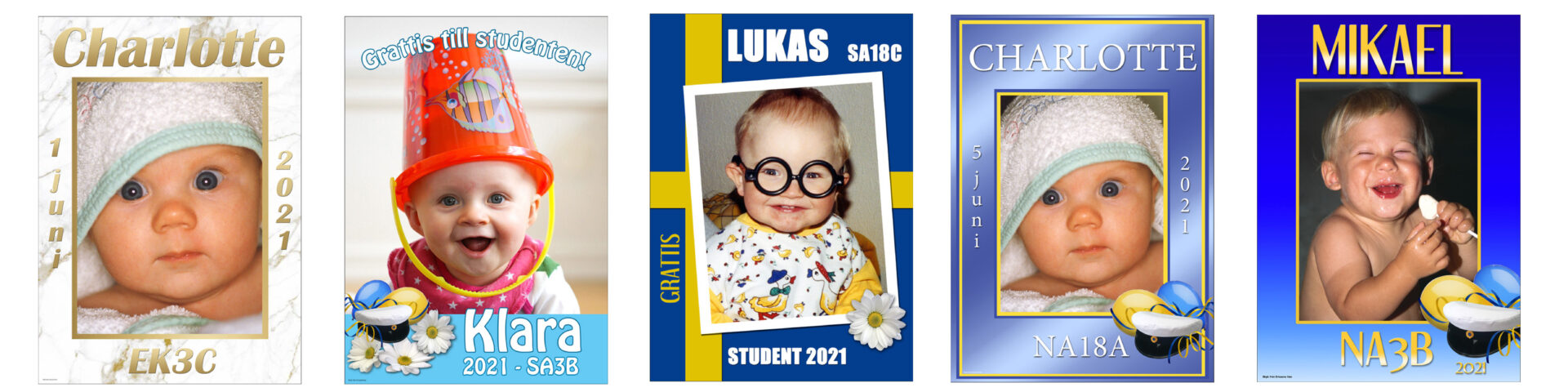 studentskylt & studentplakat 2021